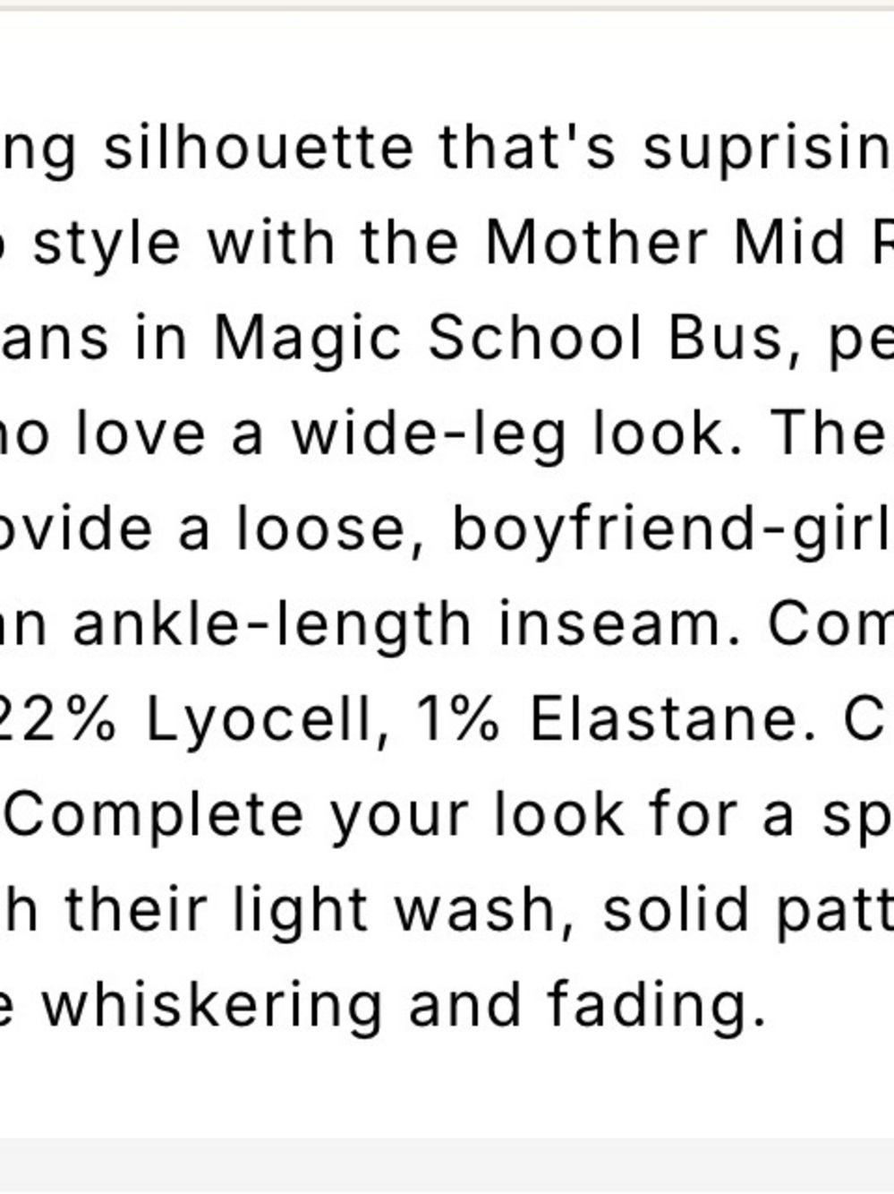 Mother jeans the mid Rise maven ankle - color magic school bus- size 31 - Picture 3 of 10